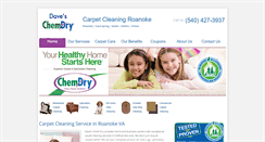 Desktop Screenshot of carpet-cleaning-roanoke.com